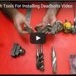 Mr. Locksmith Tools For Installing Deadbolts Video